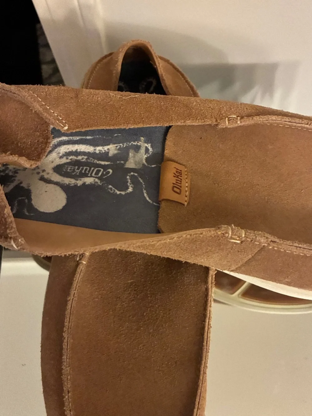 Men's OluKai Suede Loafers size 11